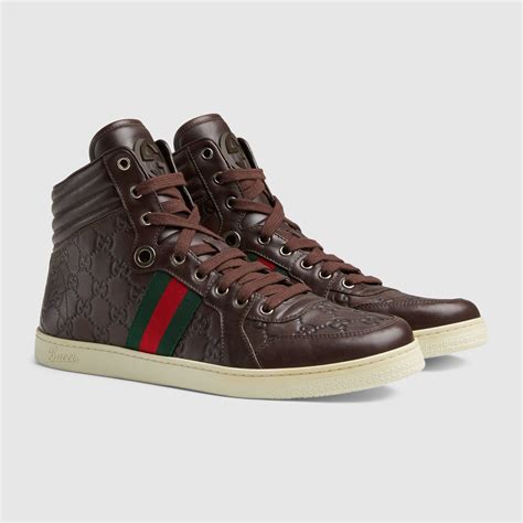 gucci designer sneakers for men|Gucci high top sneakers men's.